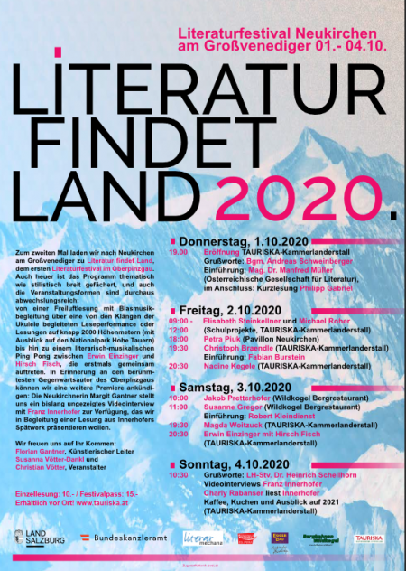 Literatur findet Land 2020