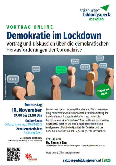Demokratie im Lockdown - Vortrag Online