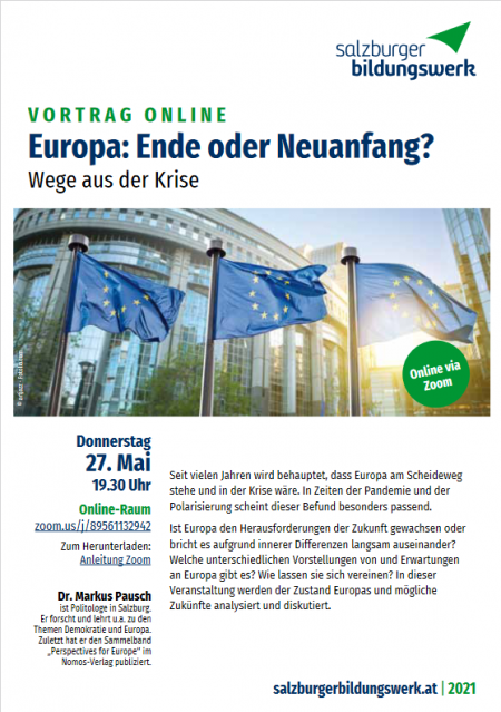 Europa: Ende oder Neuanfang?