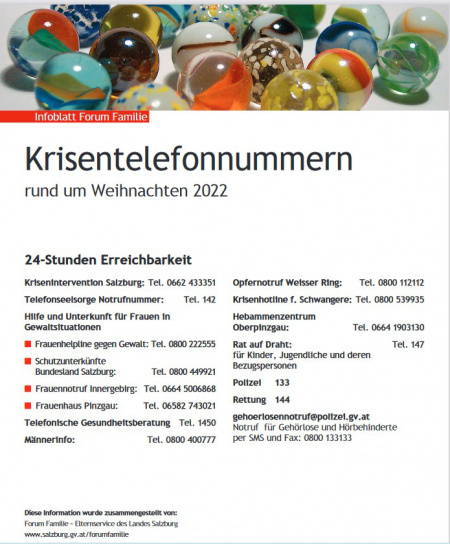 Krisentelefonnummern