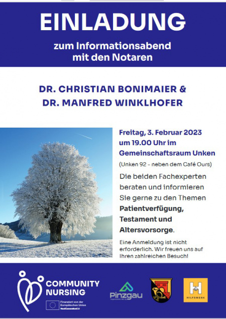 Informationsabend mit Notare