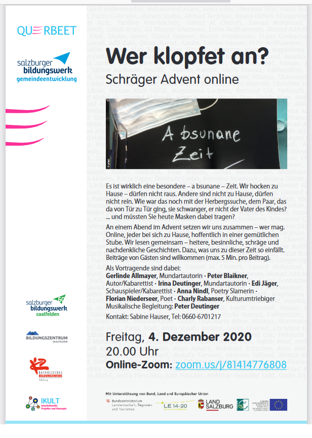 Wer klopfet an? Schräger Advent online